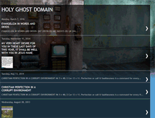 Tablet Screenshot of holygostdomain.blogspot.com