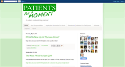 Desktop Screenshot of patientsforamoment.blogspot.com