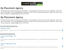 Tablet Screenshot of onlineplacementagency.blogspot.com