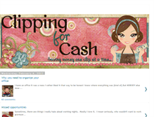 Tablet Screenshot of clippingforcash.blogspot.com