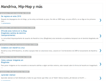 Tablet Screenshot of mandriva-user.blogspot.com