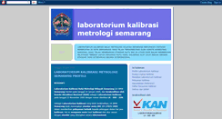 Desktop Screenshot of labkalibrasimetrologi.blogspot.com