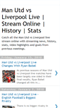 Mobile Screenshot of manutdvsliverpoollive.blogspot.com