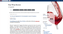 Desktop Screenshot of finewinereview.blogspot.com