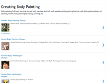 Tablet Screenshot of creatingbodypainting.blogspot.com