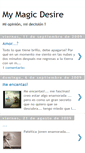 Mobile Screenshot of mymagicdesire.blogspot.com