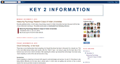 Desktop Screenshot of key2information.blogspot.com