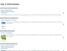 Tablet Screenshot of key2information.blogspot.com