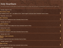 Tablet Screenshot of holyheartburn.blogspot.com