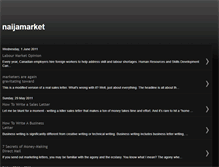 Tablet Screenshot of naijamarket1.blogspot.com
