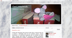 Desktop Screenshot of conlmayuscula.blogspot.com