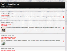 Tablet Screenshot of conlmayuscula.blogspot.com