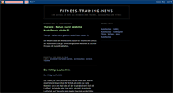 Desktop Screenshot of fitness-training-tipps.blogspot.com