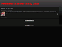 Tablet Screenshot of 2bancosbycristo.blogspot.com