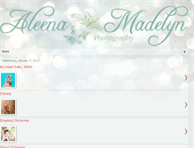 Tablet Screenshot of aleenamadelynphotography.blogspot.com