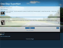 Tablet Screenshot of one-stop-supermart.blogspot.com