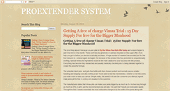 Desktop Screenshot of proextendersystem4sex.blogspot.com