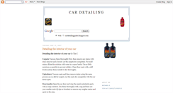 Desktop Screenshot of cardetailingguide.blogspot.com