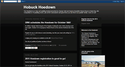 Desktop Screenshot of hobuckhoedown.blogspot.com