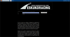 Desktop Screenshot of eskukoracing.blogspot.com