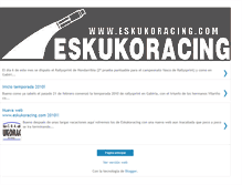 Tablet Screenshot of eskukoracing.blogspot.com