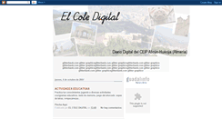 Desktop Screenshot of elcoledigital-pasatiempos.blogspot.com