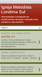 Mobile Screenshot of metodistasul.blogspot.com