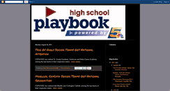 Desktop Screenshot of highschoolplaybook.blogspot.com