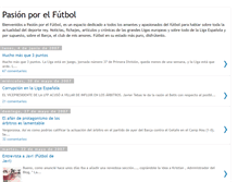 Tablet Screenshot of apasionadosporelfutbol.blogspot.com