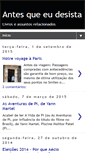 Mobile Screenshot of antesqueeudesista.blogspot.com