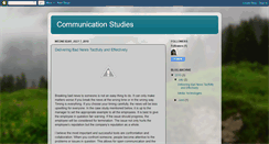 Desktop Screenshot of communicationstudiesmam.blogspot.com