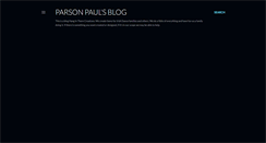 Desktop Screenshot of parsonpaul.blogspot.com