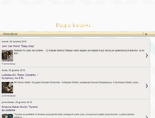 Tablet Screenshot of magiaksiazki.blogspot.com