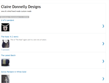 Tablet Screenshot of clairedonnellydesigns.blogspot.com