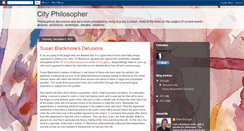 Desktop Screenshot of cityphilosopher.blogspot.com