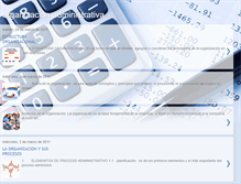 Tablet Screenshot of organizacionadministracion.blogspot.com