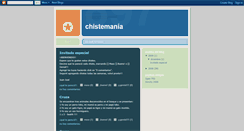 Desktop Screenshot of chiste-mania.blogspot.com