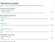 Tablet Screenshot of miscelaneaenguipur.blogspot.com