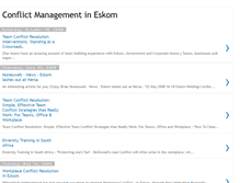 Tablet Screenshot of conflict-management-in-eskom.blogspot.com