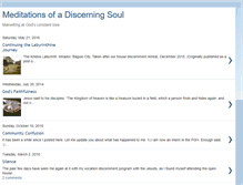 Tablet Screenshot of mydiscerningsoul.blogspot.com