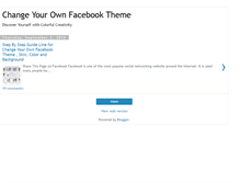 Tablet Screenshot of change-facebook-themes.blogspot.com