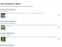 Tablet Screenshot of missrumphiusrules.blogspot.com