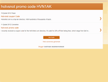 Tablet Screenshot of hotvsnotpromocode.blogspot.com