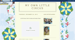 Desktop Screenshot of myownlittlecircus.blogspot.com