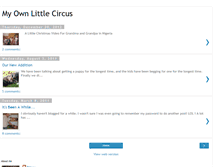 Tablet Screenshot of myownlittlecircus.blogspot.com