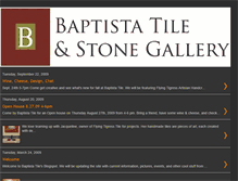 Tablet Screenshot of baptistatile.blogspot.com
