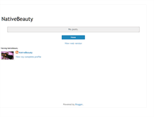 Tablet Screenshot of nativebeauty-nativebeauty.blogspot.com
