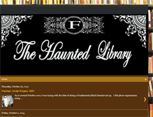 Tablet Screenshot of fenwrightlibrary.blogspot.com