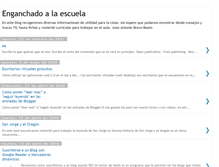 Tablet Screenshot of enganchadoescuela.blogspot.com