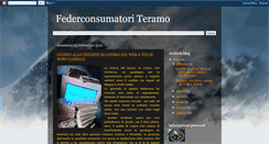 Desktop Screenshot of federconsumatoriteramo.blogspot.com